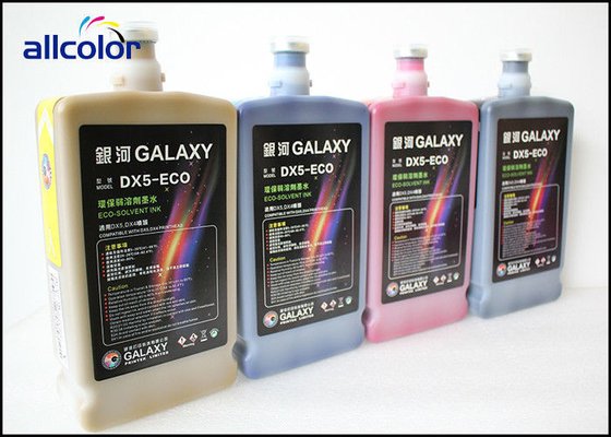 جوهرهای روشن رنگ گلکسی Eco Solvent Ink برای Frontlit ، Backlit ، وینیل ، پلی استر
